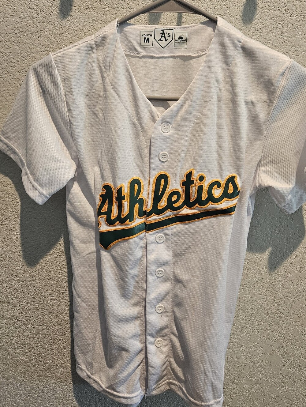 cotopaxi Kids Oakland Athletics Baseball Jerseys - Green & White - Picture 2 of 3